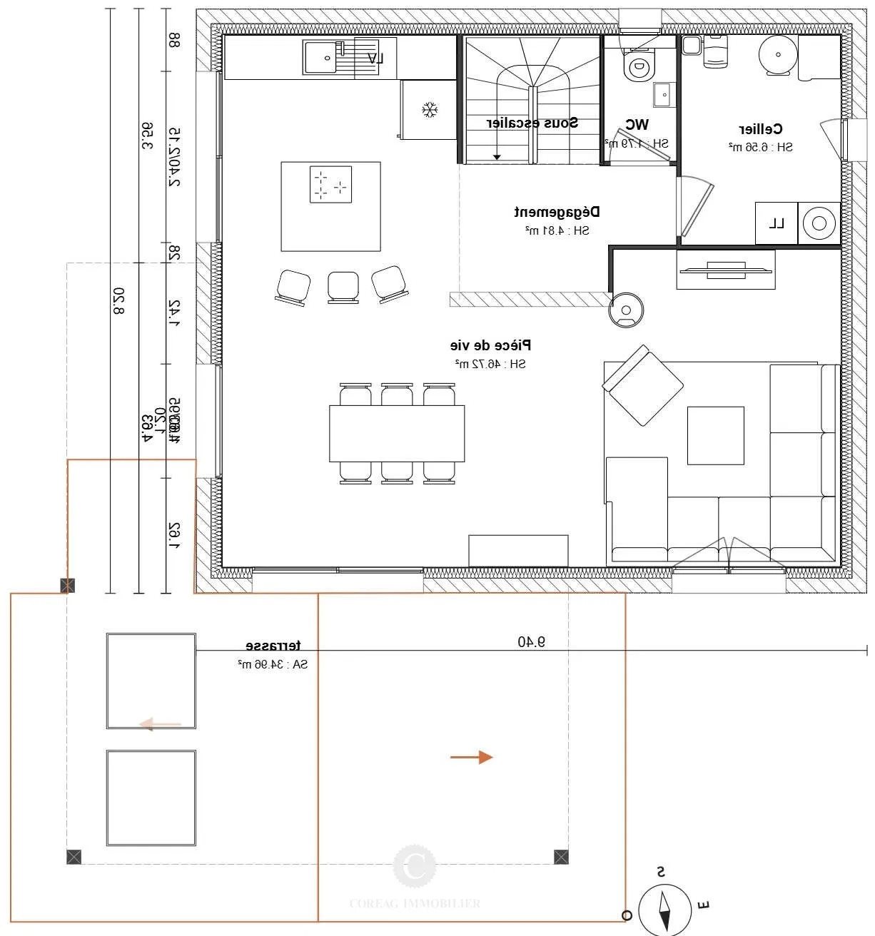 Maison à vendre, 130m², Bogève