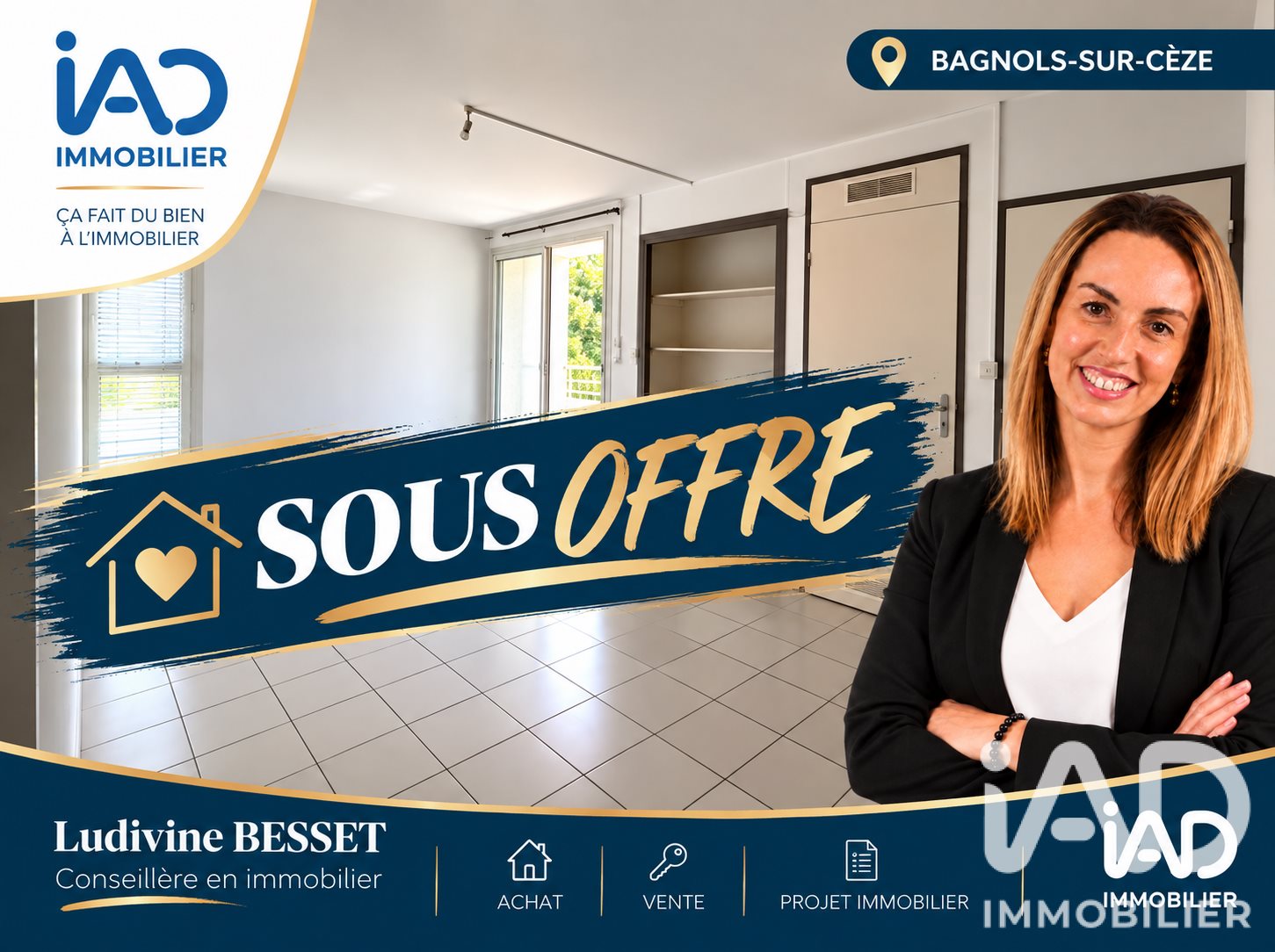 Appartement à vendre, 54m², Bagnols-sur-Cèze