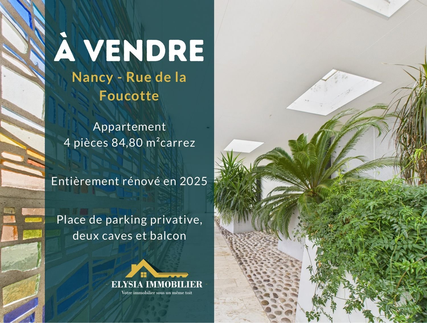 Appartement à vendre, 84m², Nancy