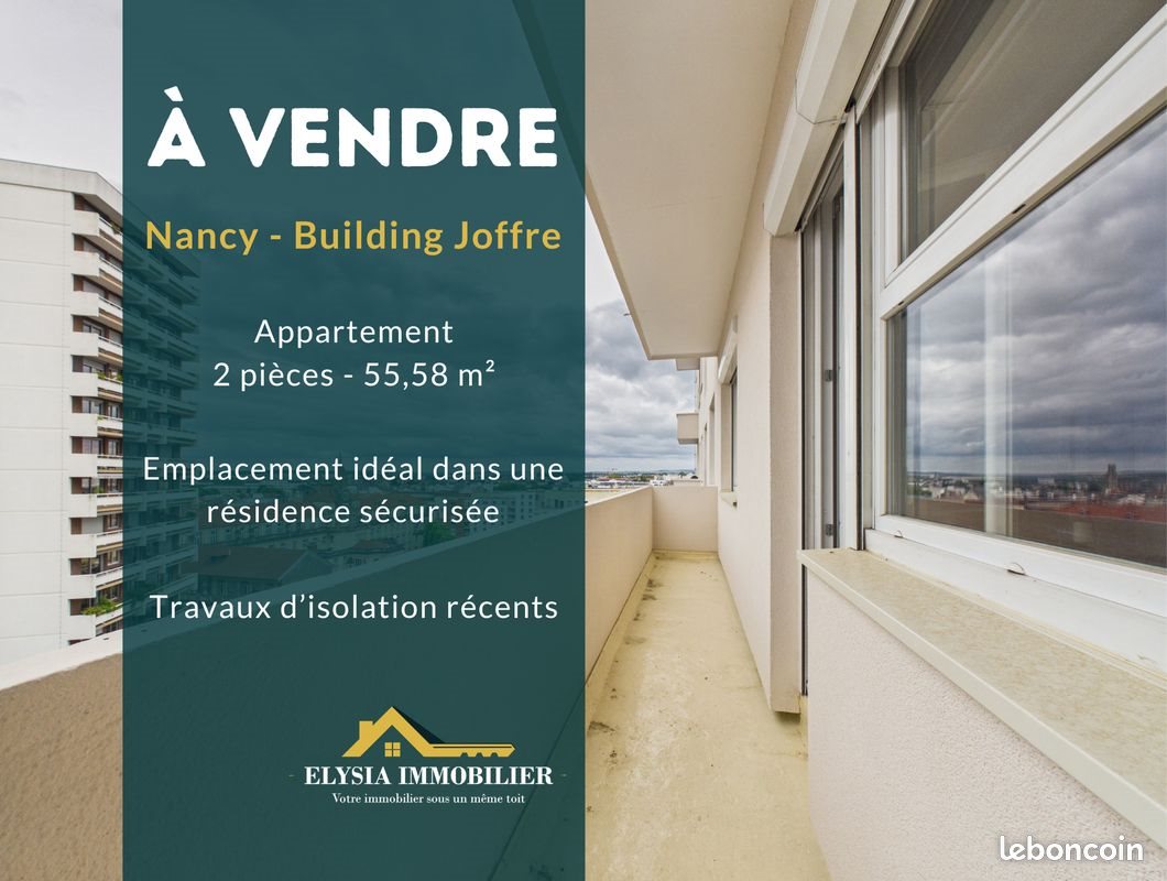 Appartement à vendre, 57m², Nancy