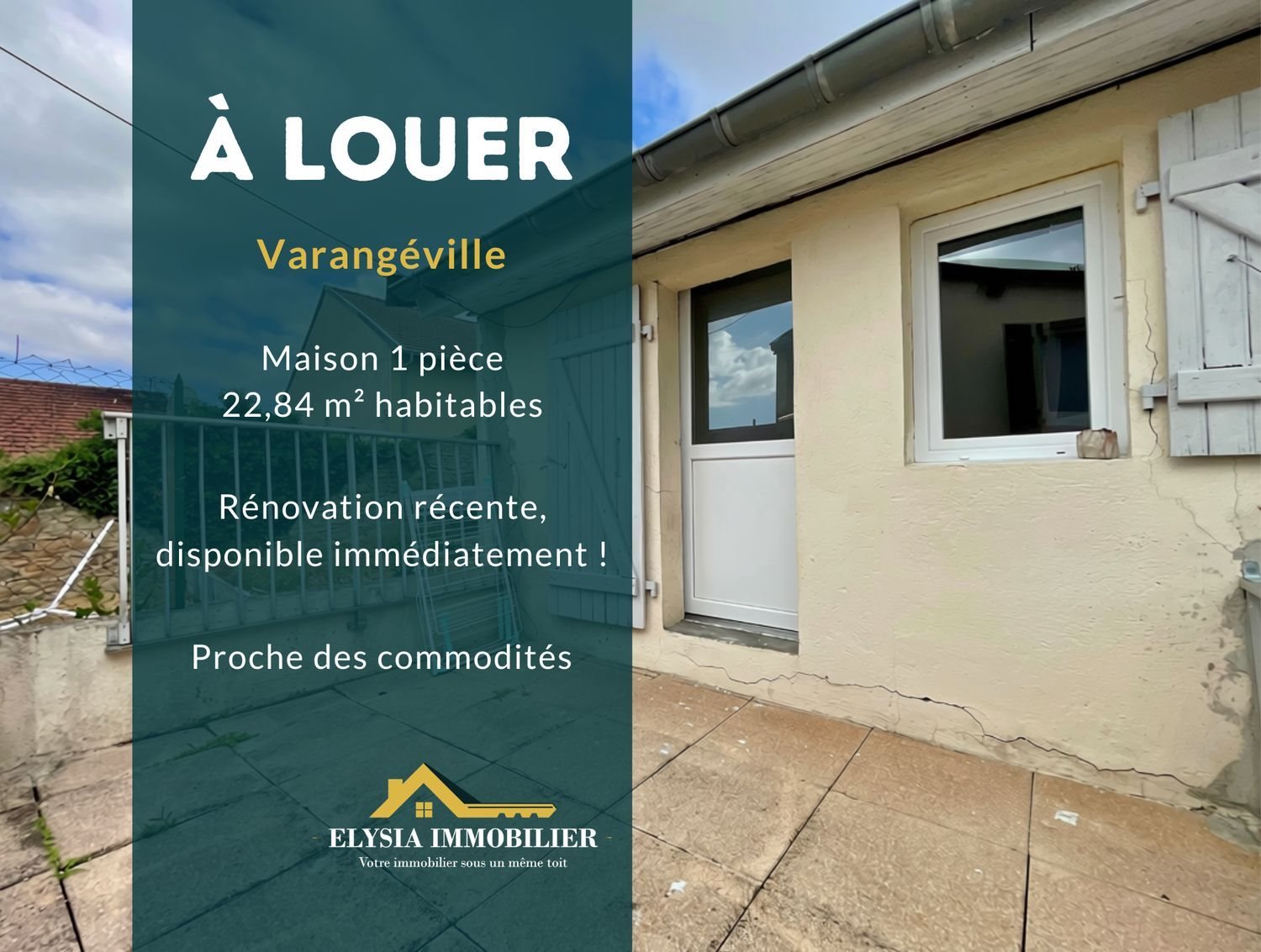Maison à louer, 22m², Varangéville