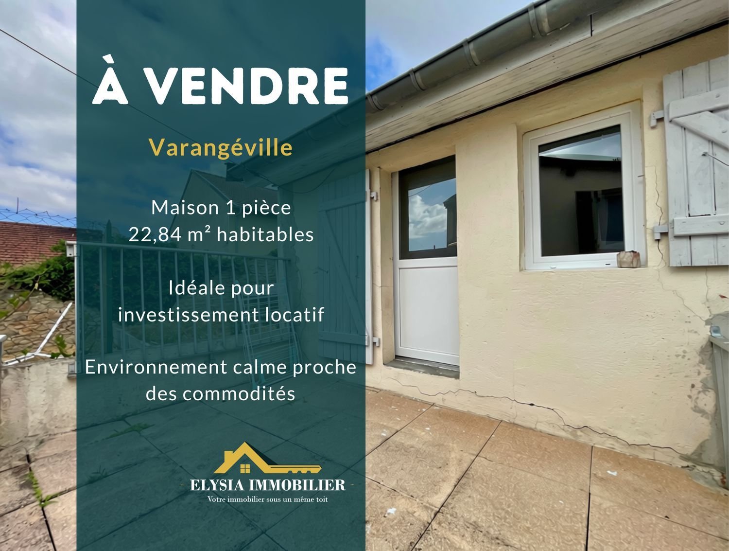 Maison à vendre, 22m², Varangéville
