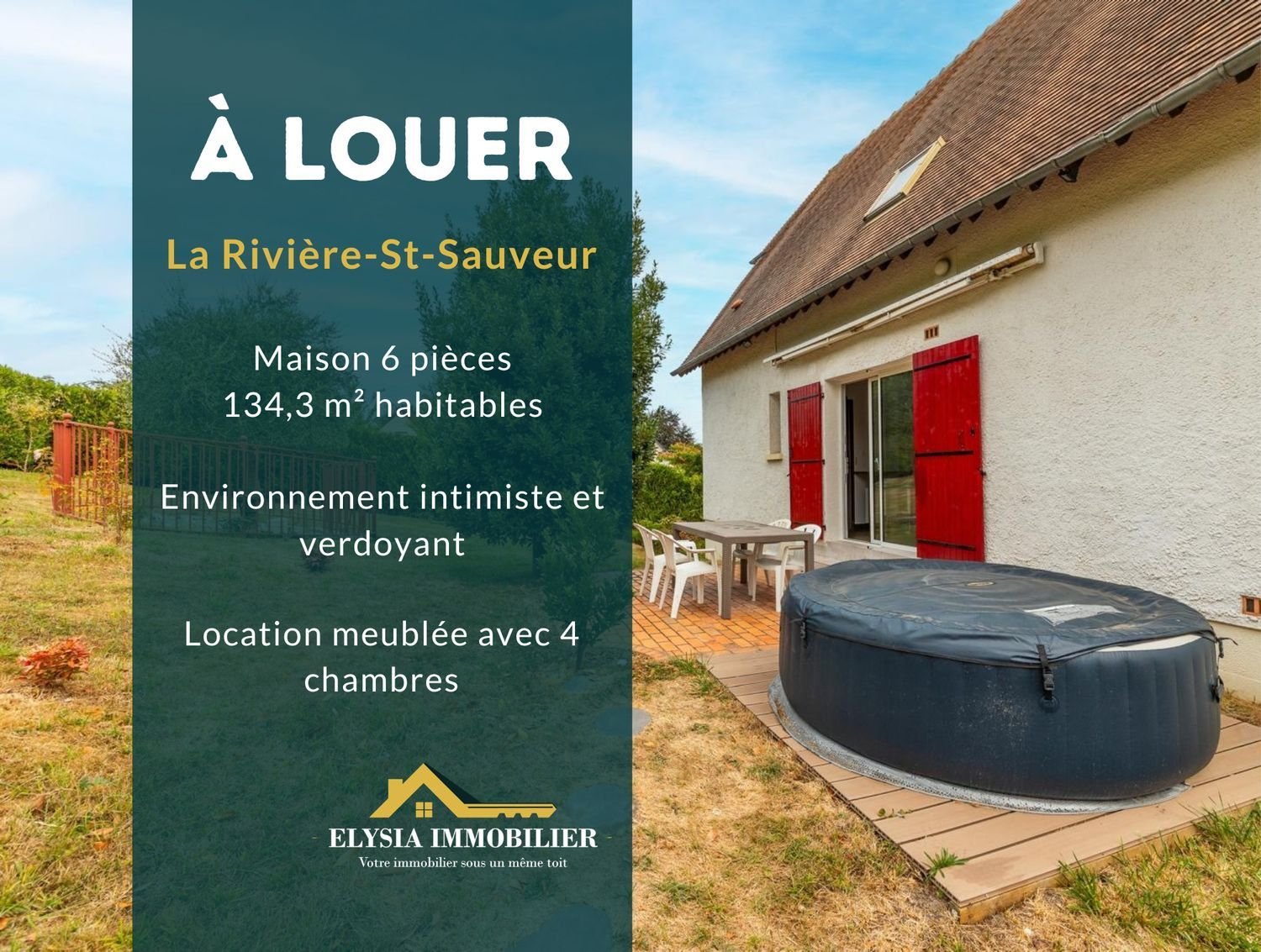 Maison à louer, 134m², Honfleur