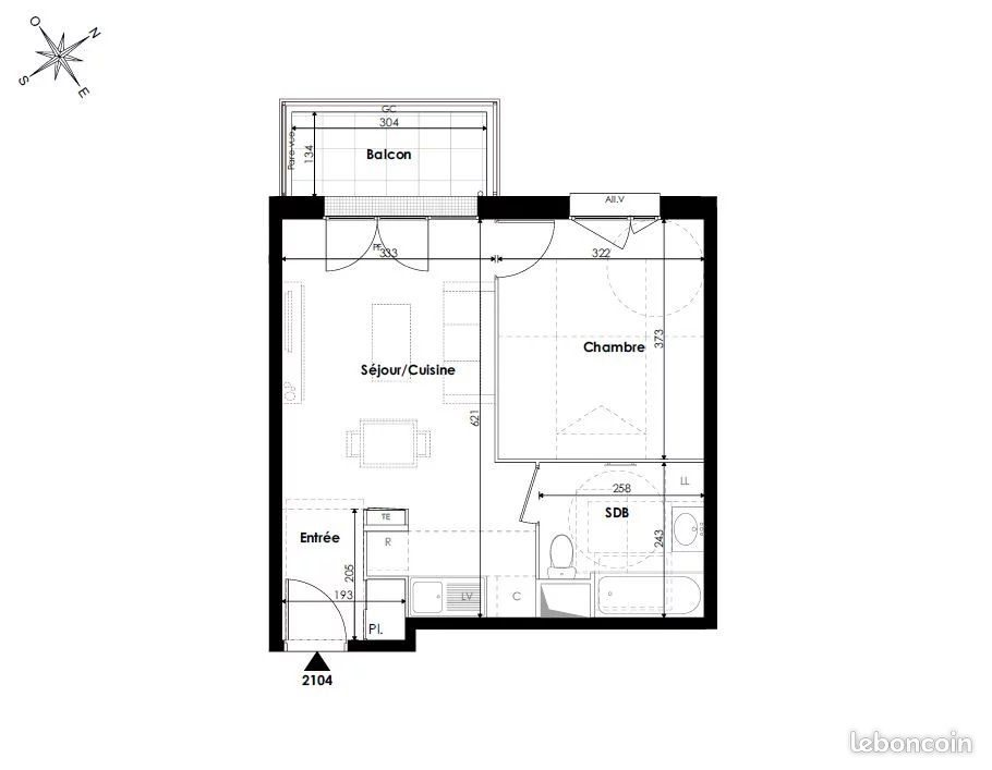 Appartement à vendre, 40m², Mantes-la-Jolie