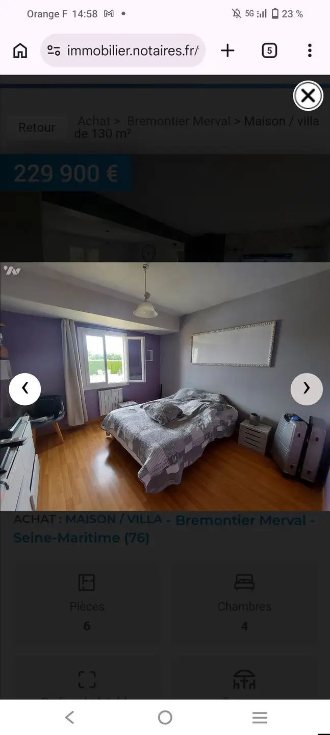 Maison à vendre, 130m², Brémontier-Merval