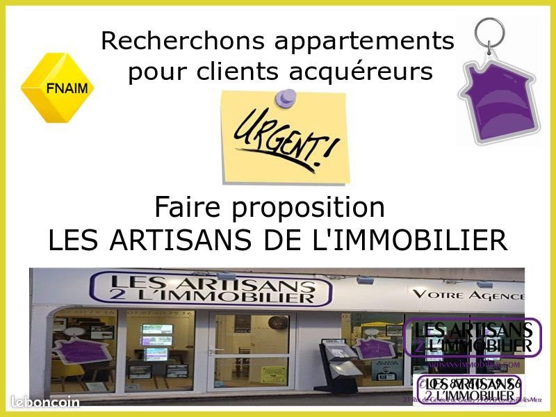 Appartement à vendre, 60m², Le Ban-Saint-Martin