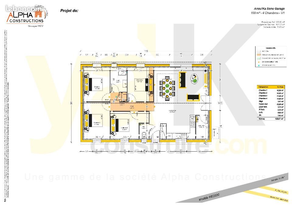 Maison à vendre, 100m², Saint-Quentin-de-Baron