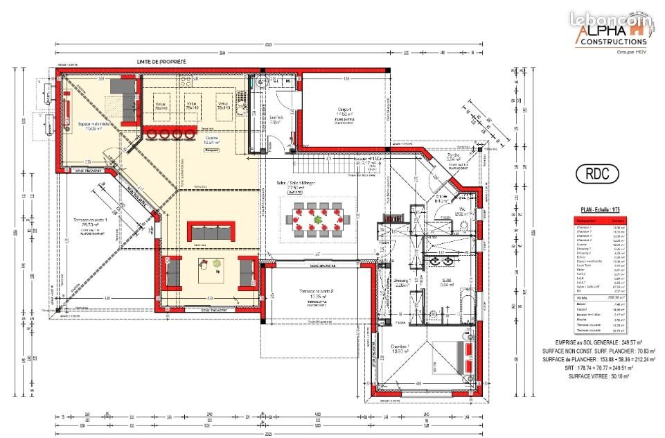 Maison à vendre, 206m², Arsac