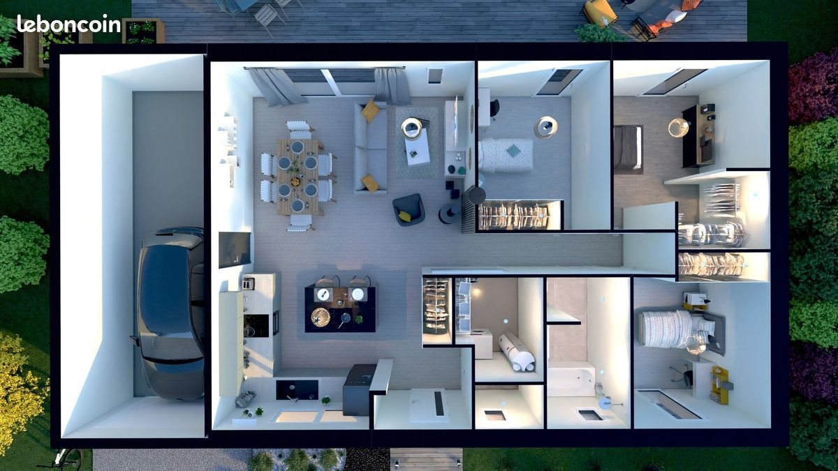 Maison à vendre, 100m², Genlis