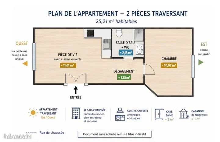 Appartement à vendre, 25m², Montrouge