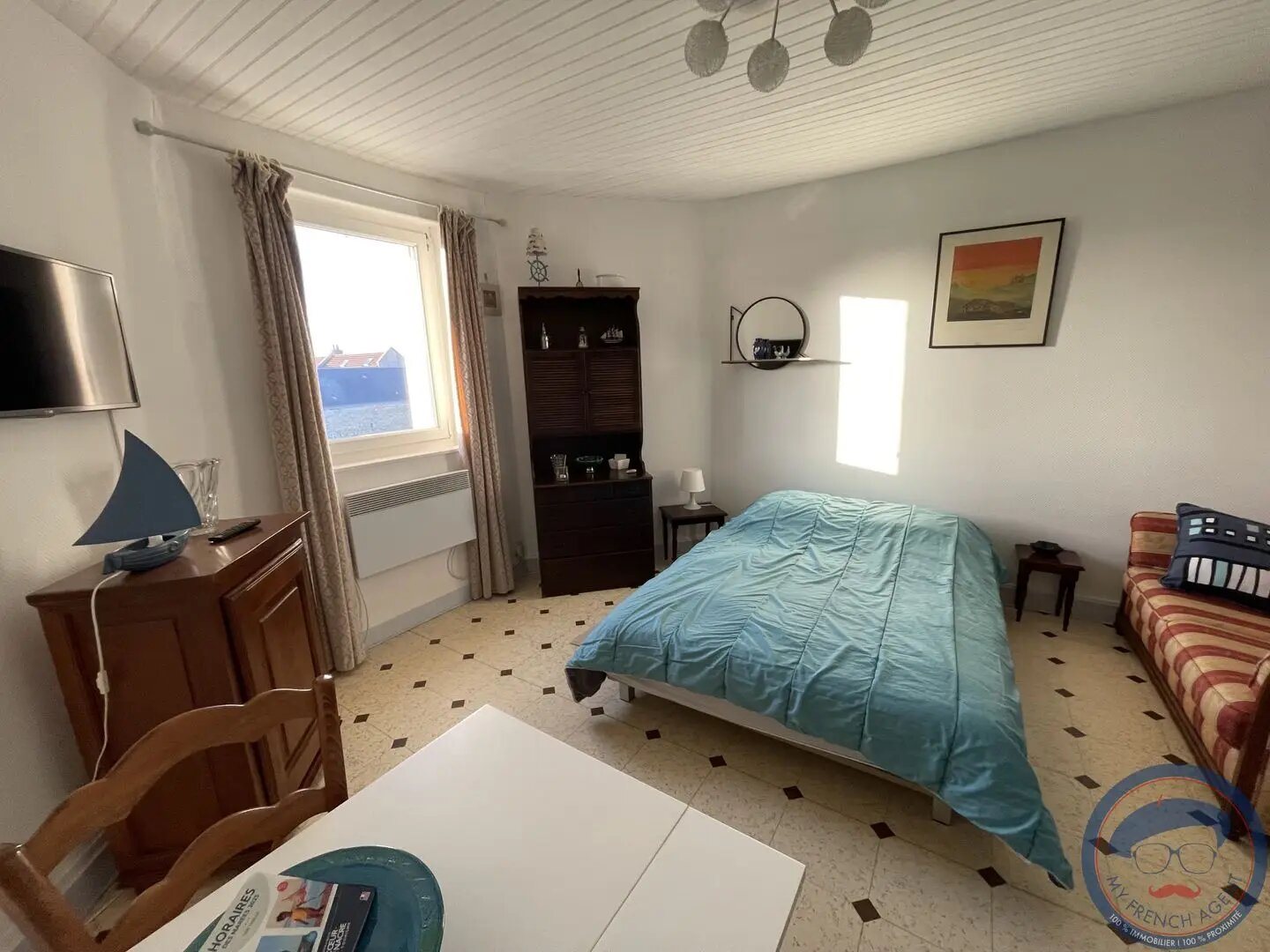Appartement à vendre, 21m², Saint-Aubin-sur-Mer
