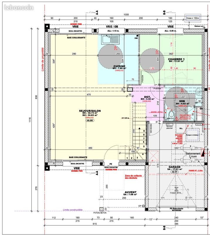 Maison à louer, 113m², Crevin