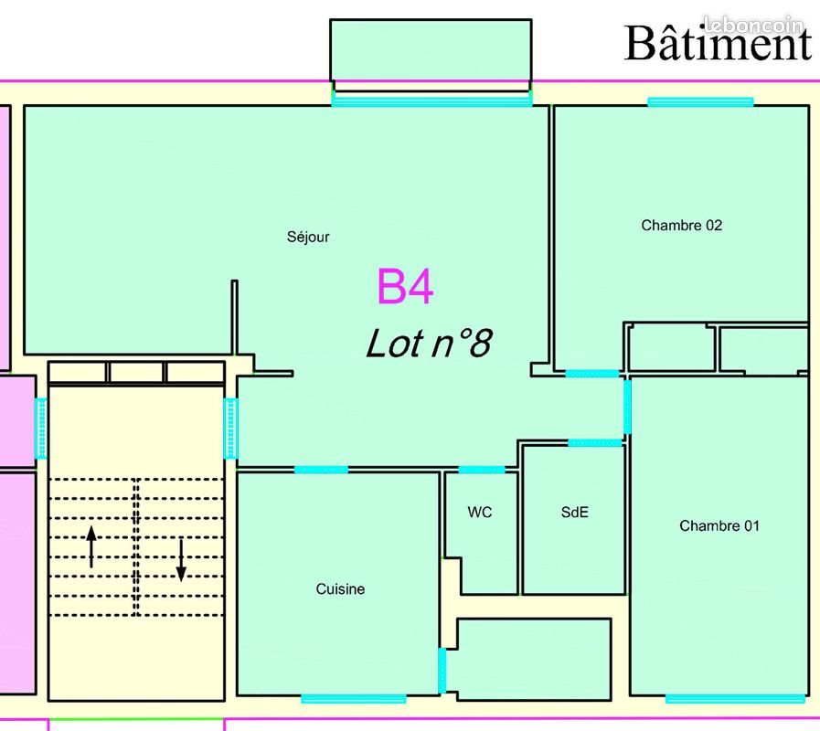 Appartement à vendre, 74m², Bain-de-Bretagne
