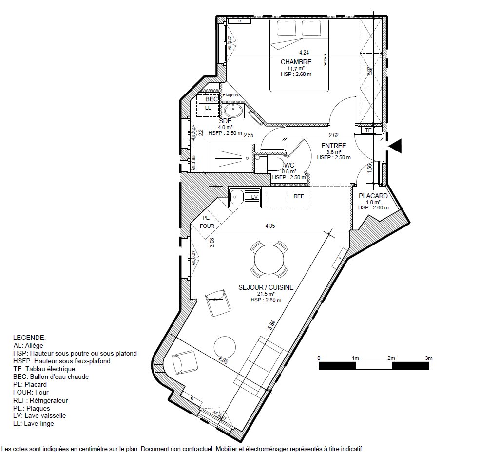 Appartement à vendre, 42m², Asnières-sur-Seine