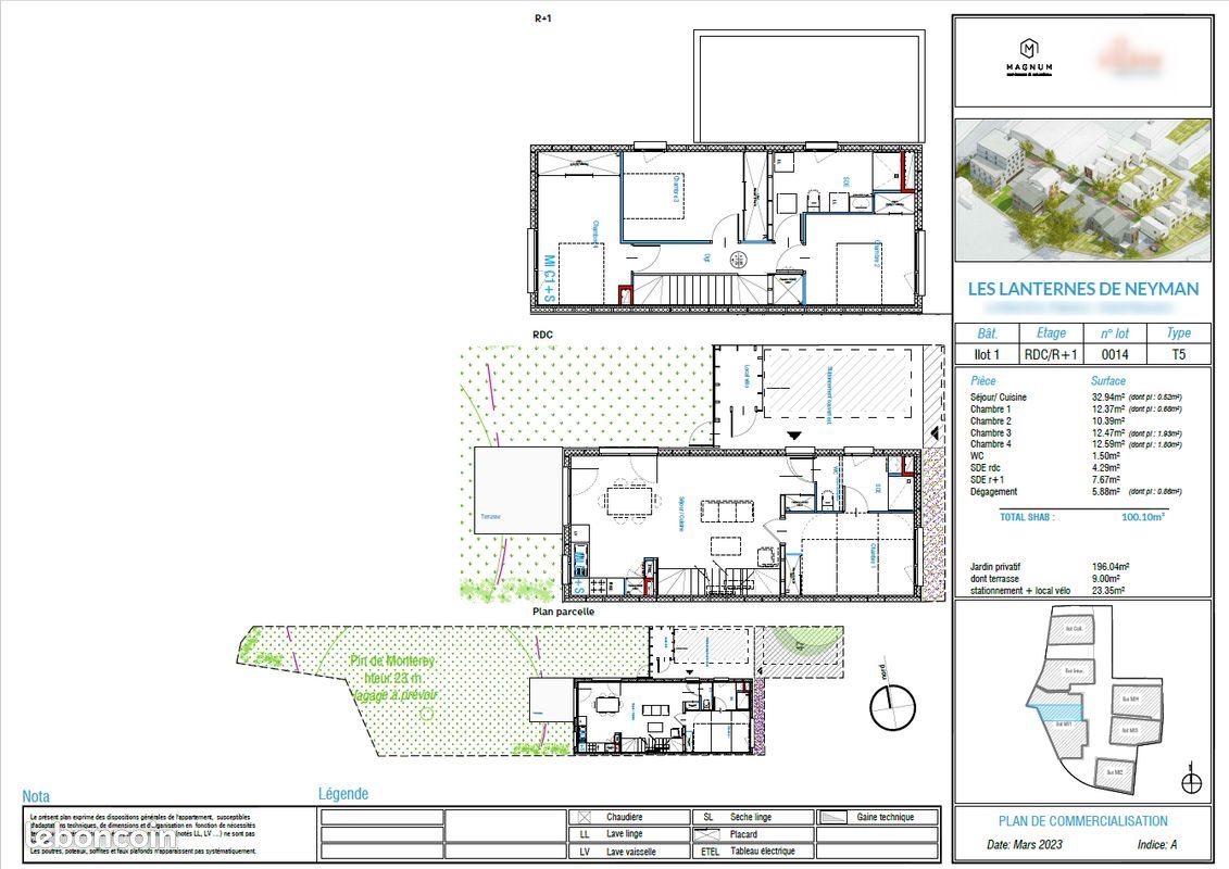 Maison à louer, 100m², Saint-Nazaire