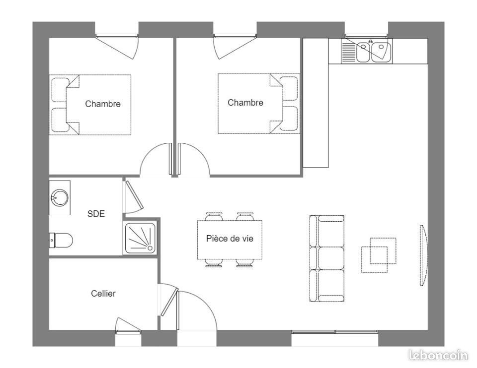 Maison à vendre, 60m², Rezé