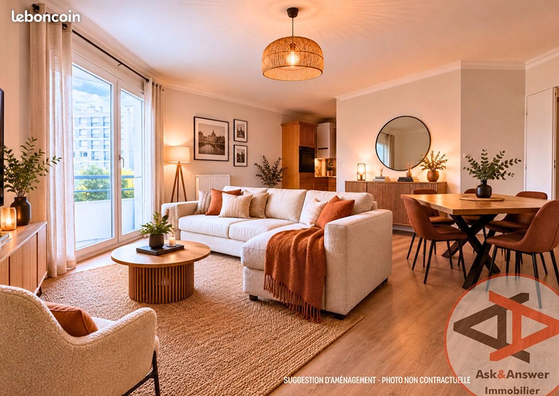 Appartement à vendre, 54m², Tours