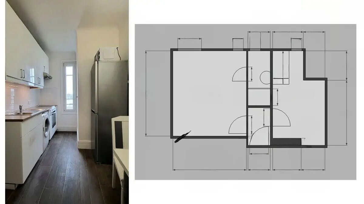 Appartement à louer, 22m², Paris 18ème