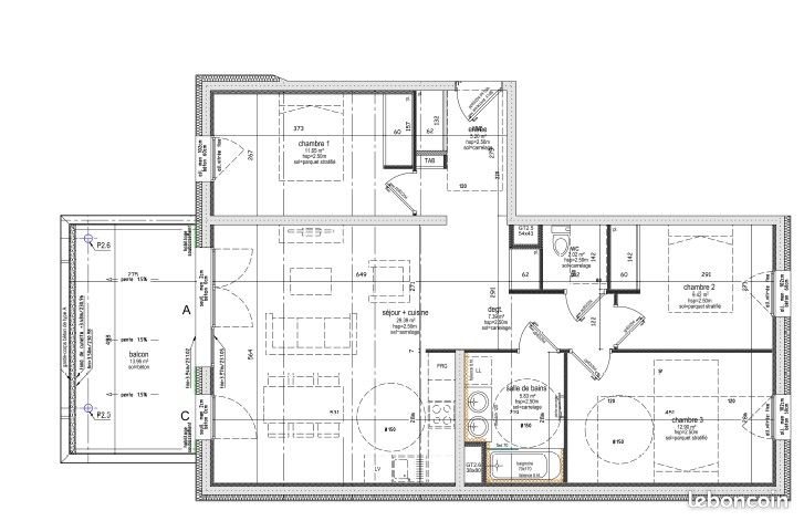 Appartement à vendre, 83m², Meylan