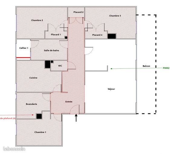 Appartement à vendre, 92m², Gradignan