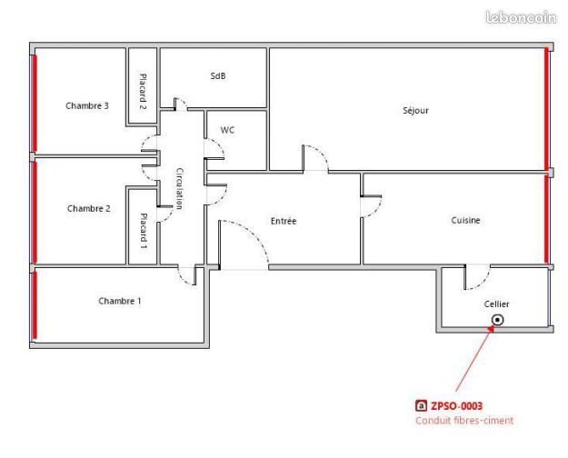 Appartement à vendre, 77m², Lormont