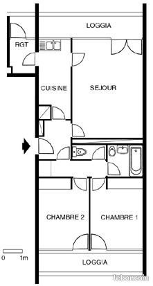 Appartement à vendre, 66m², Lormont