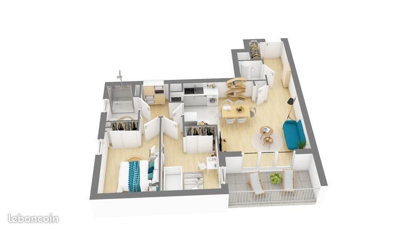Appartement à vendre, 47m², Gujan-Mestras