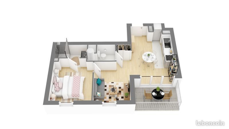Appartement à vendre, 47m², Gujan-Mestras