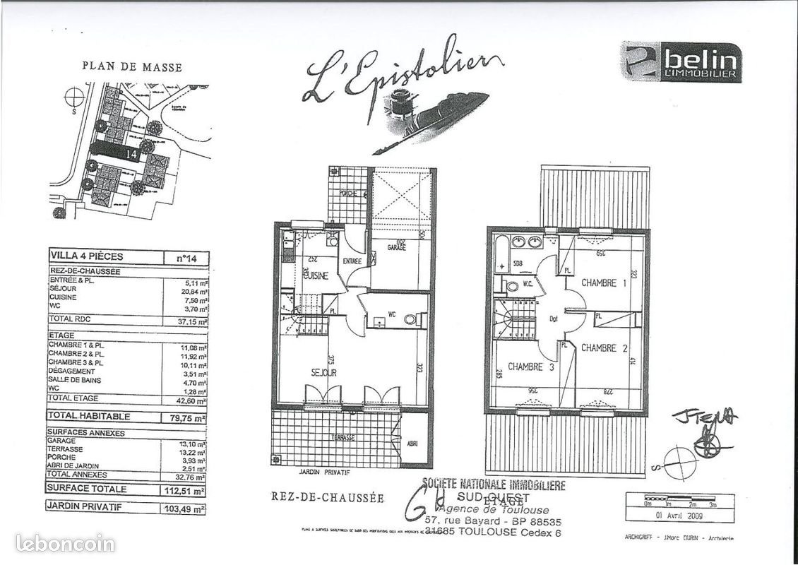 Maison à vendre, 73m², Pibrac