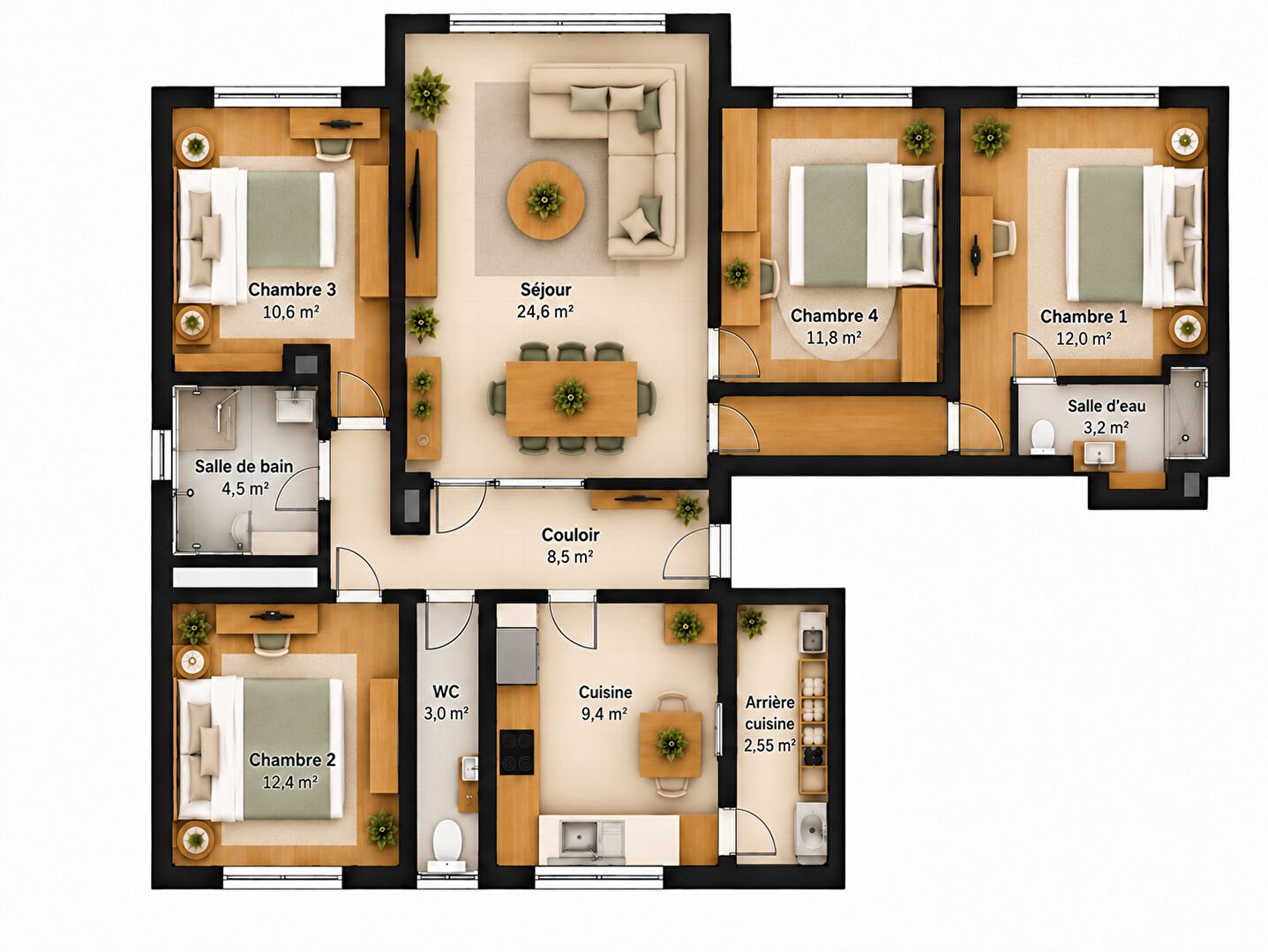 Appartement à vendre, 109m², Caen