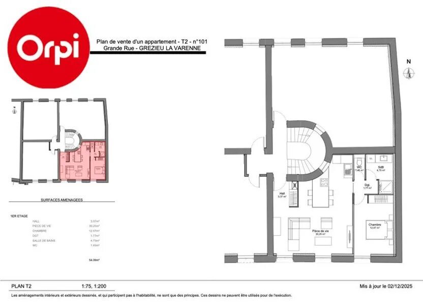 Appartement à vendre, 84m², Grézieu-la-Varenne