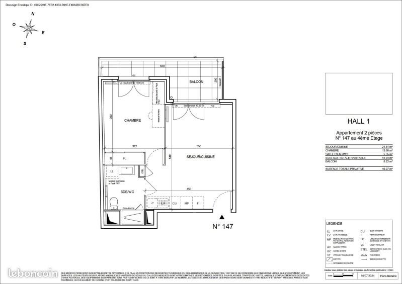 Appartement à louer, 41m², Saint-Laurent-du-Var