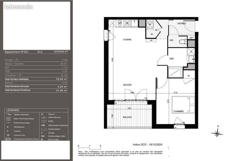 Appartement à louer, 50m², Pibrac