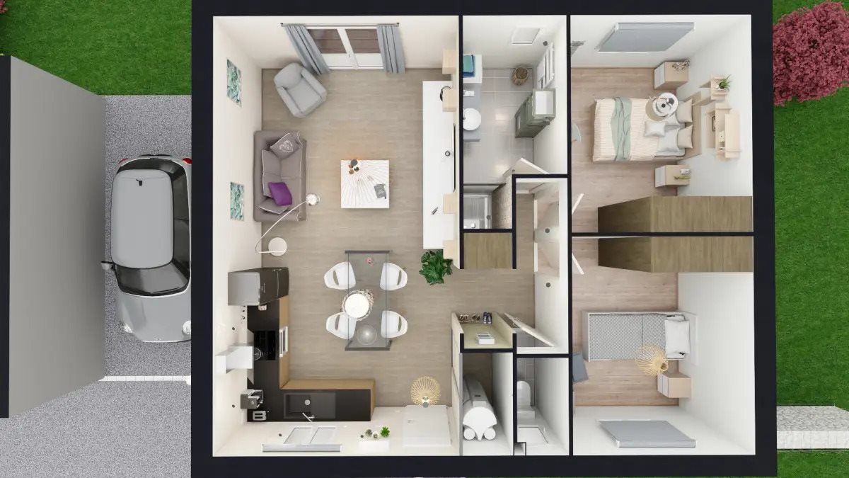 Maison à vendre, 63m², Ifs
