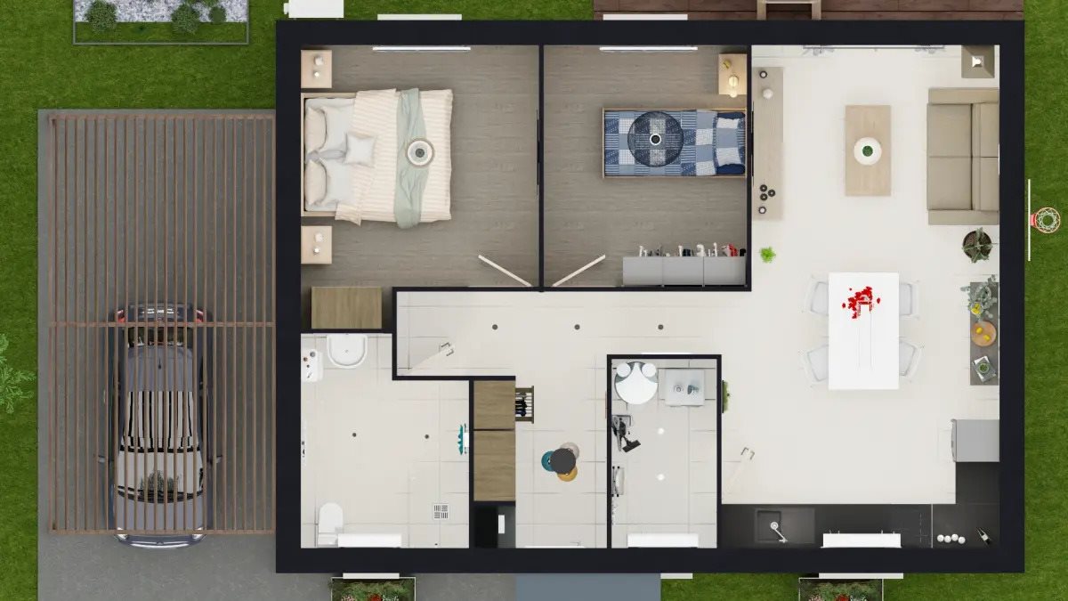 Maison à vendre, 69m², Campénéac