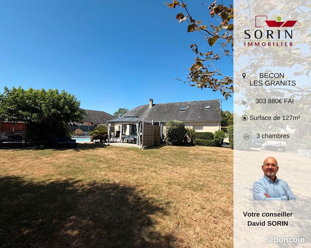Maison à vendre, 127m², Bécon-les-Granits