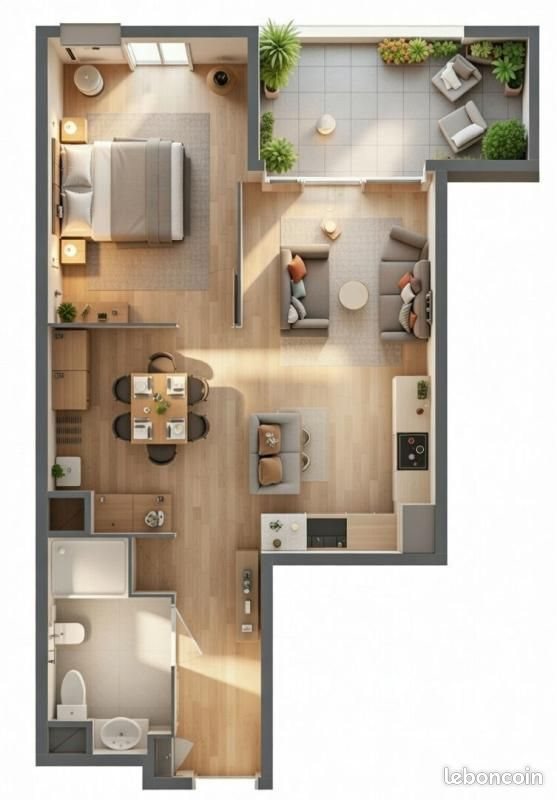 Appartement à vendre, 46m², Echirolles