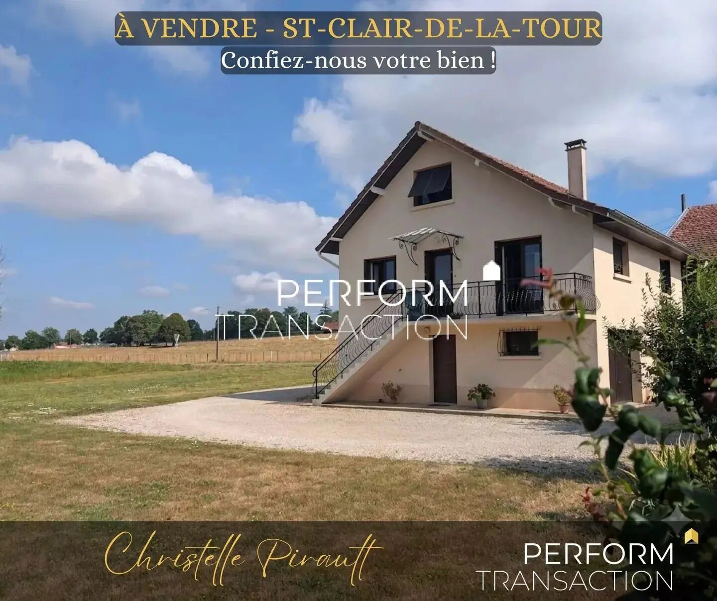 Maison à vendre, 86m², Saint-Clair-de-la-Tour