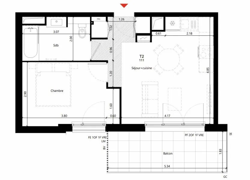 Appartement à vendre, 40m², Toulouse