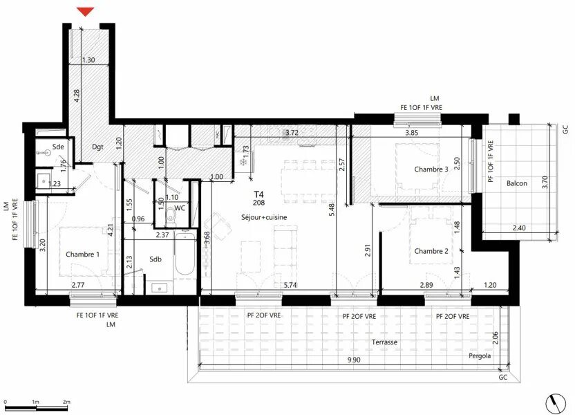 Appartement à vendre, 78m², Toulouse