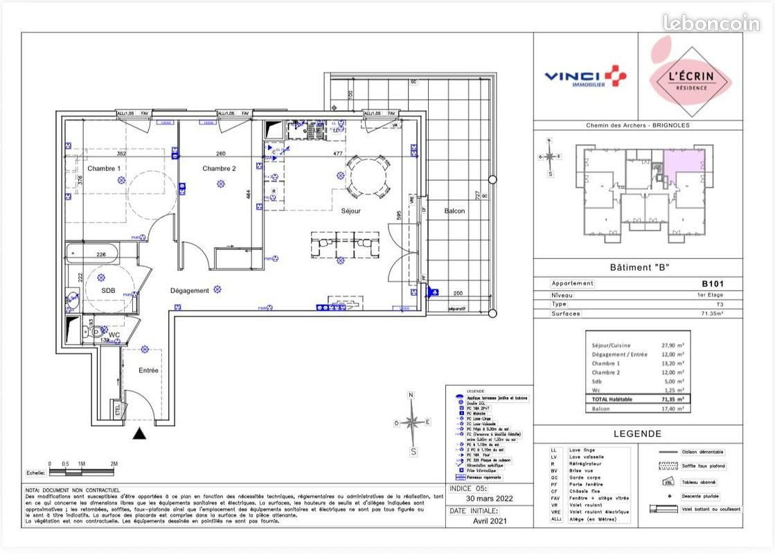 Appartement à vendre, 71m², Brignoles