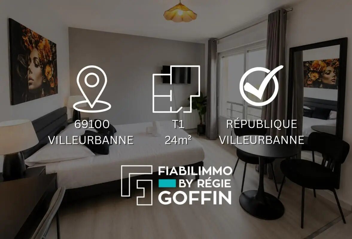 Appartement à vendre, 24m², Villeurbanne