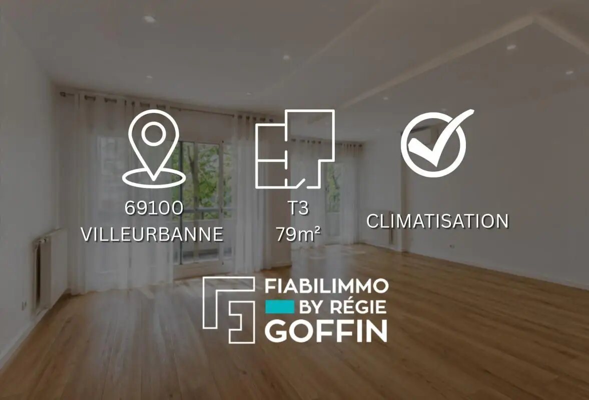Appartement à louer, 79m², Villeurbanne