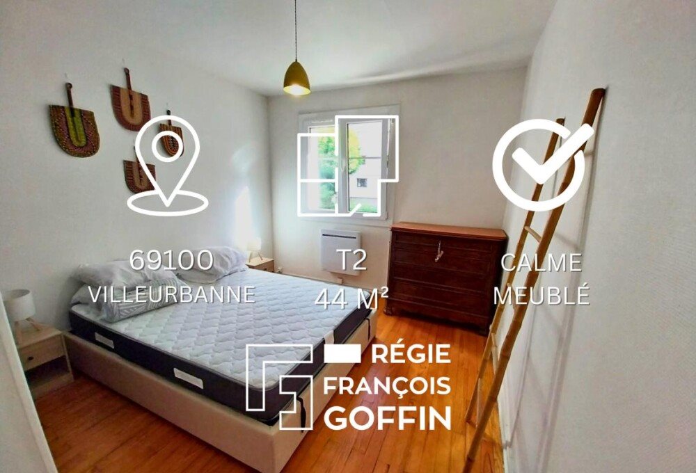 Appartement à louer, 44m², Villeurbanne