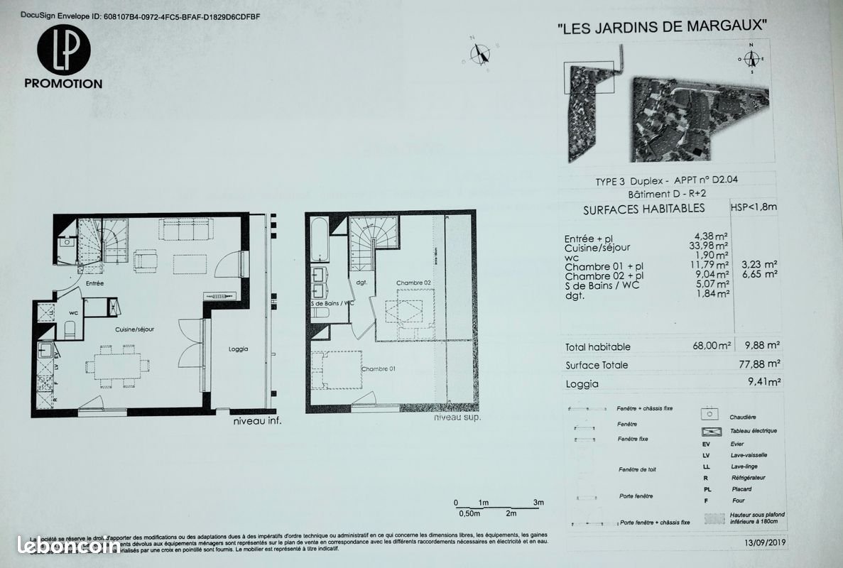 Appartement à louer, 68m², Blanquefort