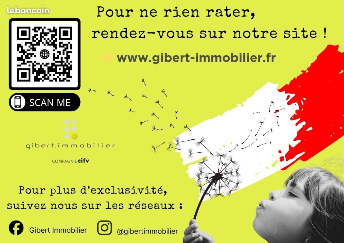 Appartement à louer, 68m², Coubon