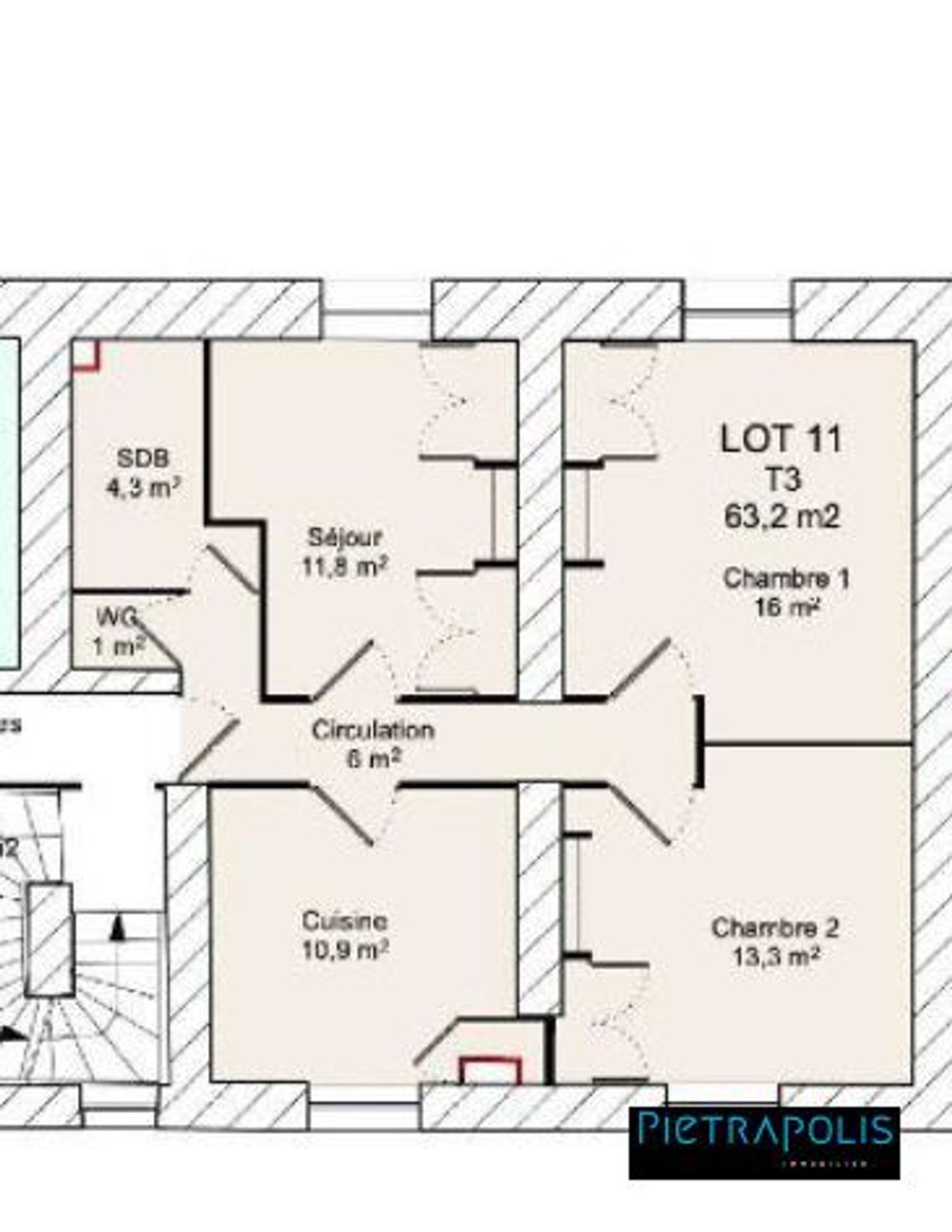 Appartement à vendre, 67m², Gleizé