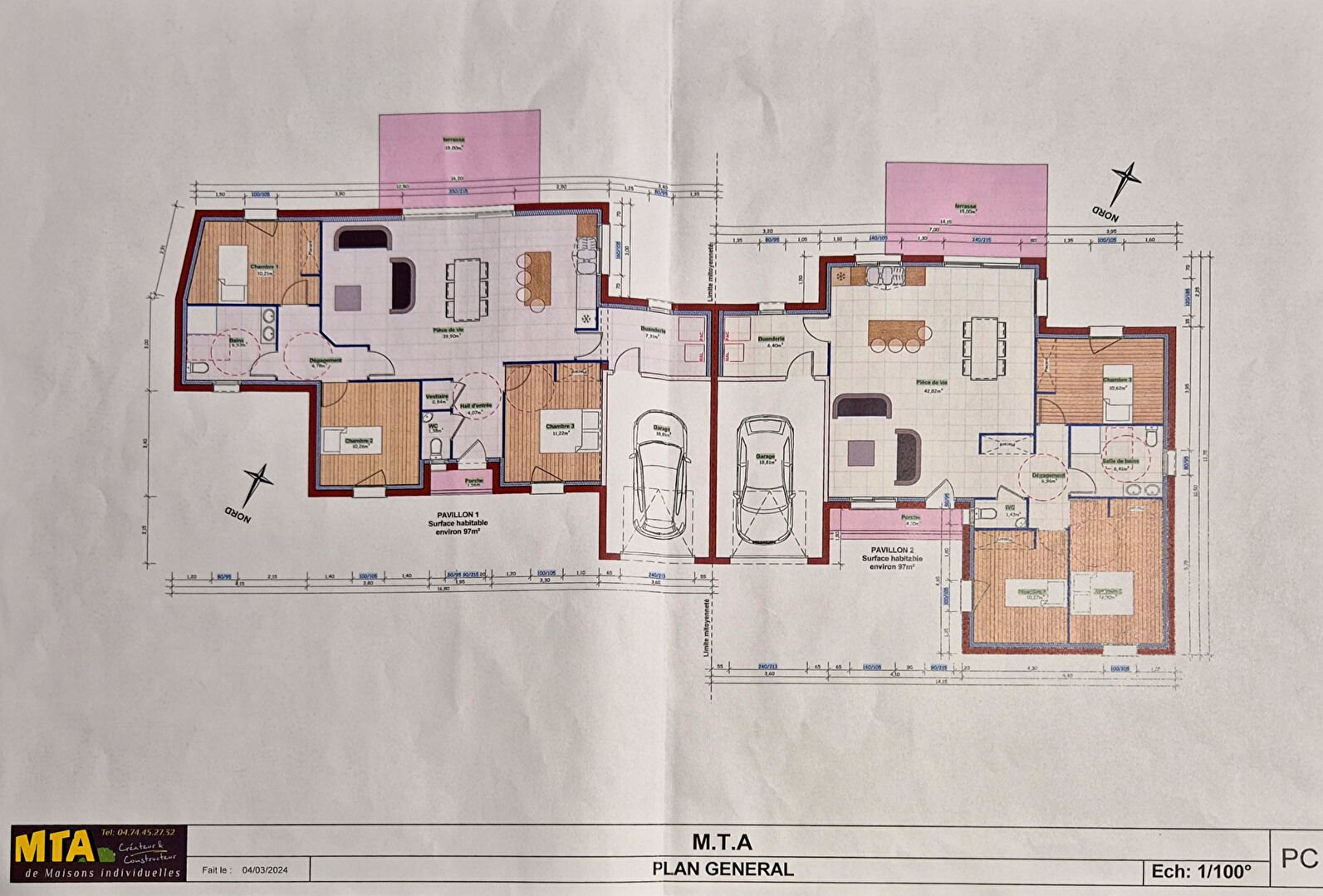 Maison à vendre, 97m², Viriat