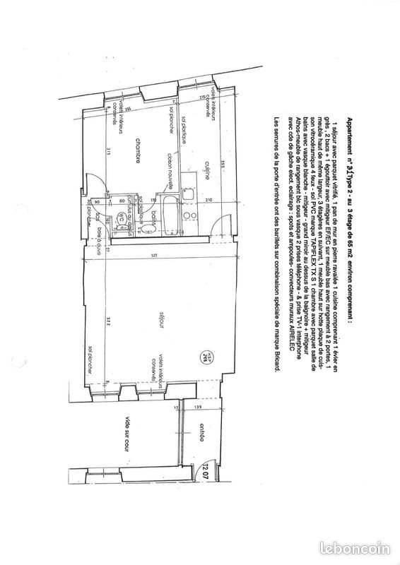 Appartement à louer, 62m², Bordeaux
