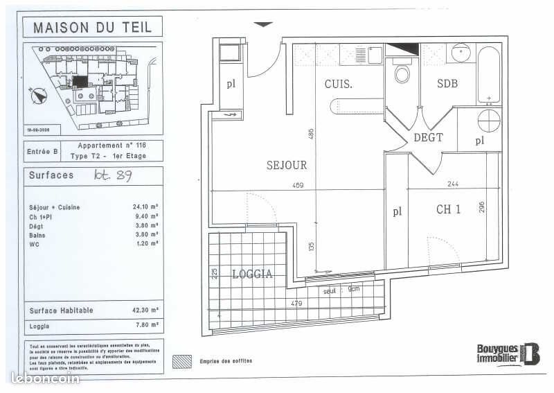 Appartement à louer, 42m², Nîmes